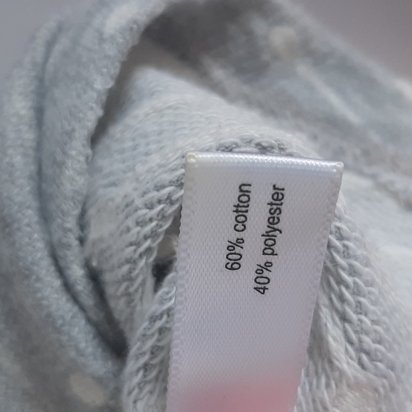 Gray w/white Polka Dot Hoodie dress - Picture 5 of 6